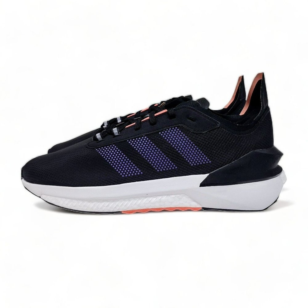 Adidas Avryn Boost Men's Size 12.5 Running Shoes Black Coral Fusion ID9423